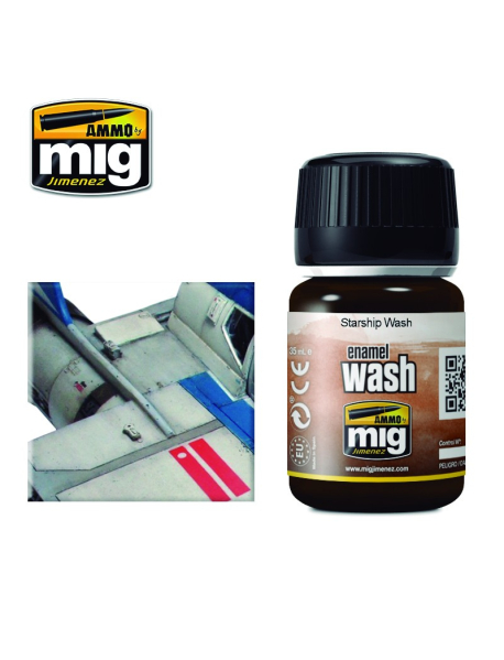 AMMO by Mig A.MIG-1009 Темно-коричневая смывка Starship Wash AMMO by Mig A.MIG-1009 Темно-коричневая смывка Starship Wash