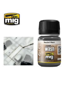 AMMO by Mig A.MIG-1010 Смывка модельная серая Neutral Grey Wash AMMO by Mig A.MIG-1010 Смывка модельная серая Neutral Grey Wash