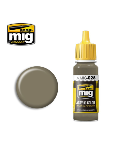 AMMO by Mig A.MIG-028 Модельна акрилова фарба Bundeswehr German Gray Beige AMMO by Mig A.MIG-028 Модельна акрилова фарба Bundeswehr German Gray Beige