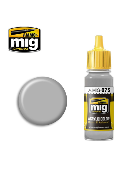 AMMO by Mig A.MIG-075 Модельна акрилова фарба Stone Grey AMMO by Mig A.MIG-075 Модельна акрилова фарба Stone Grey