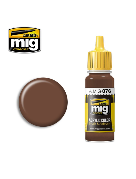 AMMO by Mig A.MIG-0076 Модельна акрилова фарба Brown Soil AMMO by Mig A.MIG-0076 Модельна акрилова фарба Brown Soil