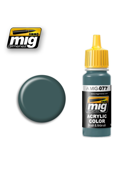 AMMO by Mig A.MIG-077 Модельна акрилова фарба Dull Green