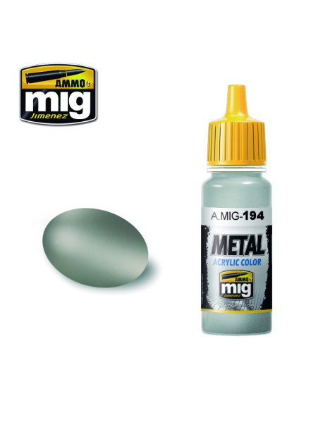 AMMO by Mig A.MIG-194 Модельна фарба-металік Aluminium