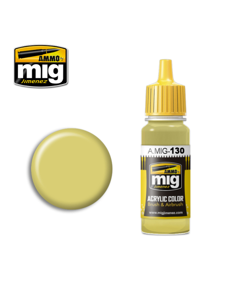 AMMO by Mig A.MIG-130 Модельна акрилова фарба Faded Yellow AMMO by Mig A.MIG-130 Модельна акрилова фарба Faded Yellow