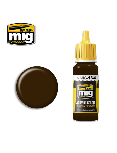 AMMO by Mig A.MIG-134 Модельна акрилова фарба Burnt Brown Red AMMO by Mig A.MIG-134 Модельна акрилова фарба Burnt Brown Red
