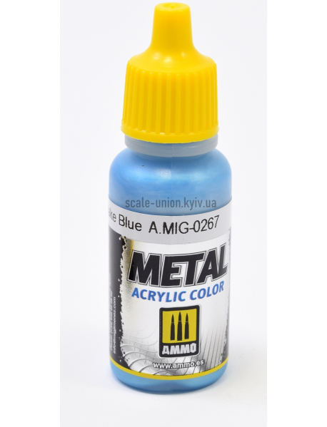 AMMO by Mig A.MIG-0267 Акрилова фарба Inflight Metallic Blue 