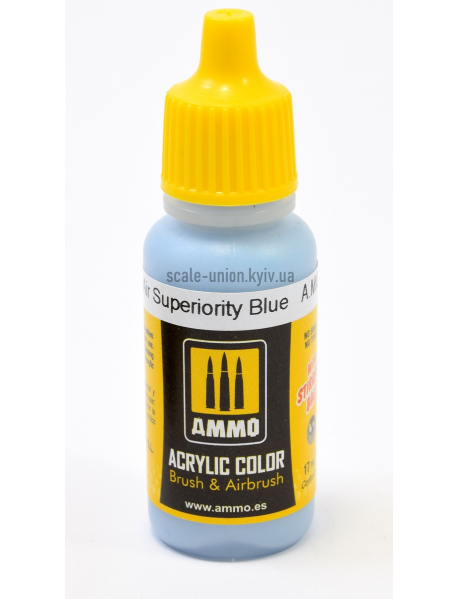 AMMO by Mig A.MIG-0271 Акриловая краска FS-35450 Air Superiority Blue