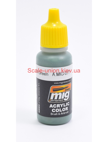 AMMO by Mig A.MIG-077 Модельна акрилова фарба Dull Green