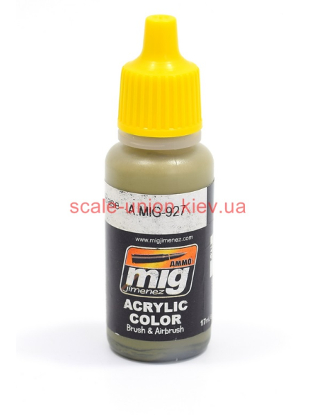 AMMO by Mig A.MIG-927 Модельна акрилова фарба Olive Drab Light Base