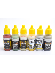 AMMO by Mig A.MIG-7165 Набор красок King Tiger Interior Colors Set