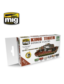 AMMO by Mig A.MIG-7165 Набор красок King Tiger Interior Colors Set