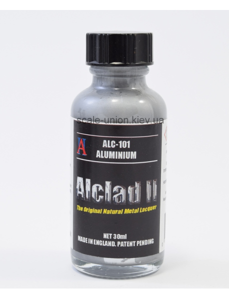 Alclad ALC-101 Модельная нитро краска Aluminium Metallic 30 мл.