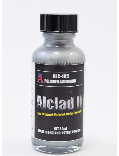 Alclad ALC-105 Нитро краска Polished Aluminium Metallic 30 ml.