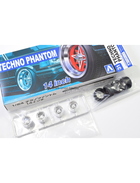 Aoshima 05324 Набір модельних дисків Techno Phantom 14"