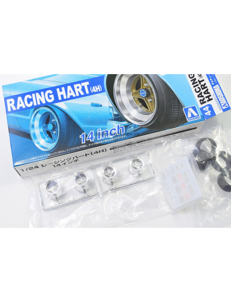 Aoshima 05377 Набір модельних дисків Racing Hart FR 4H 14"