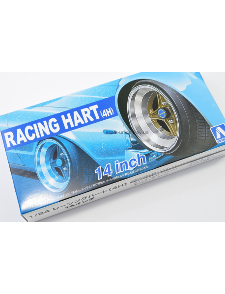 Aoshima 05377 Набір модельних дисків Racing Hart FR 4H 14"
