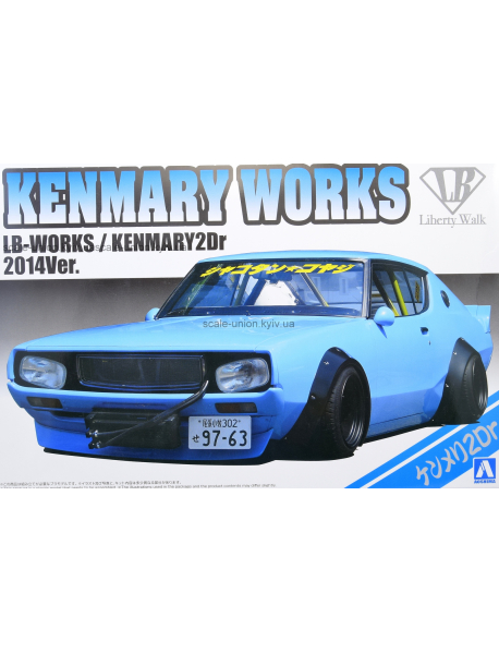 Aoshima 01147 Збірна модель Nissan GT-R LB Works KenMary 2014 Ver.
