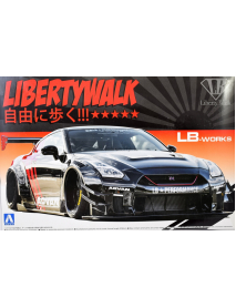 Aoshima 05592 Модель автомобиля Nissan GT-R R35 Libertywalk Advan Ver.2