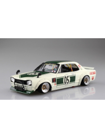 Aoshima 05757 Сборная модель автомобиля Nissan Skyline Charasuka Works '70