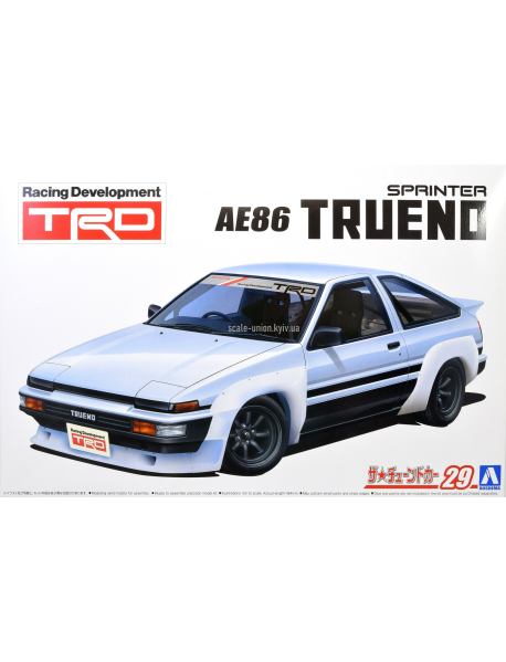 Aoshima 05896 Сборная модель Toyota Corolla AE86 TRD Widebody
