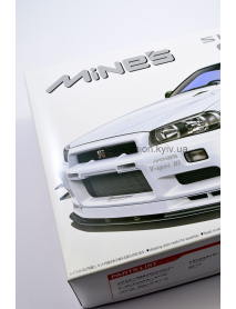 Aoshima 05986 Модель автомобиля Nissan Skyline GT-R R34 Mine's