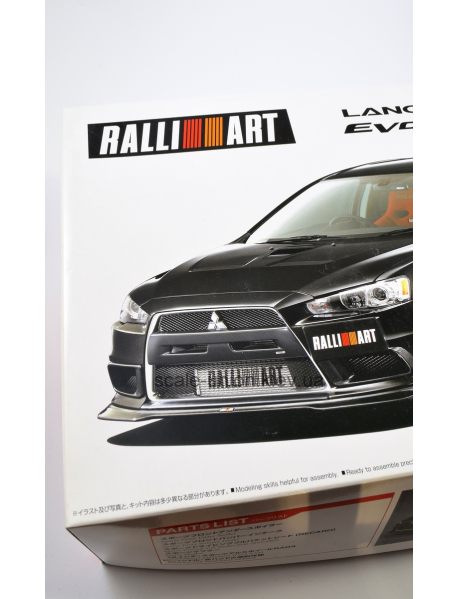 Aoshima 05987 Збірна модель автомобіля Mitsubishi Lancer Evo X RalliArt