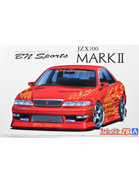 Aoshima 06132 Збірна модель BN Sports Toyota Mark 2 JZX100 '98
