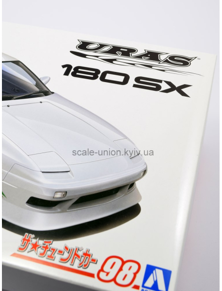 Aoshima 06762 Сборная модель автомобиля URAS Nissan 180SX Type X '96 Ver.2