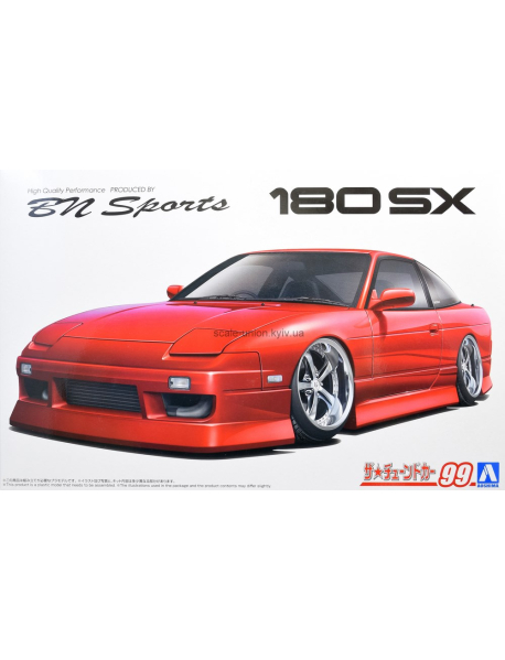Aoshima 06763 Сборная модель автомобиля BN Sports Nissan 180SX Type X '96 