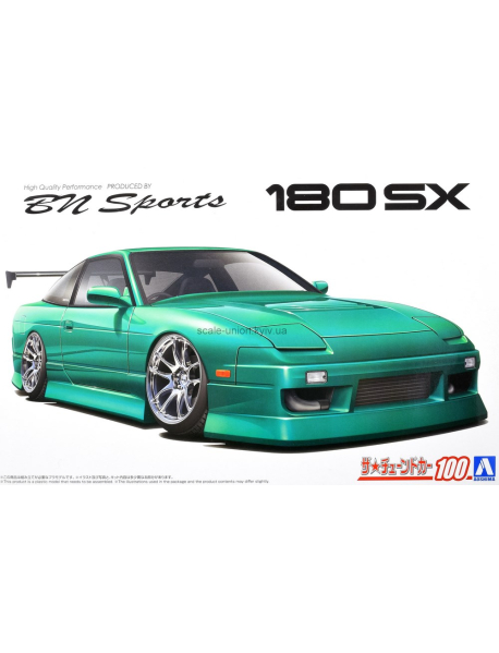 Aoshima 06764 Сборная модель автомобиля BN Sports Nissan 180SX Type X '96 Ver.2