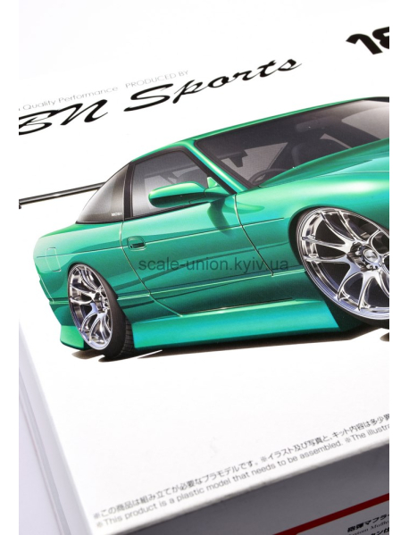 Aoshima 06764 Сборная модель автомобиля BN Sports Nissan 180SX Type X '96 Ver.2