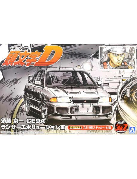 Aoshima 06778 Збірна модель Mitsubishi Lancer Evolution 3 (Initial D)