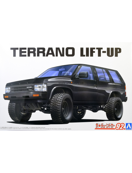 Aoshima 06907 Модель автомобиля Nissan Terrano Lift-Up '89
