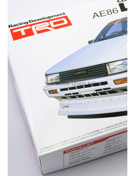 Aoshima 05798 Збірна модель автомобіля Toyota AE86 Corolla Levin TRD 