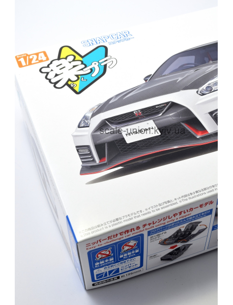 Aoshima 06592 Сборная модель Nissan GT-R R35 Nismo '22 White