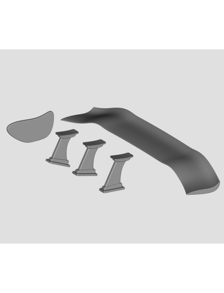 Crafty 24A082 Набір спойлерів Rear Wing Set 4 шт. Crafty 24A082 Набір спойлерів Rear Wing Set 4 шт.