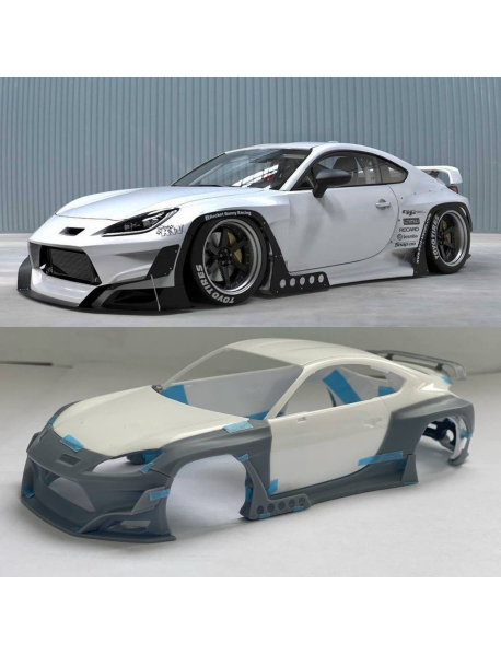 Crafty 24B011 Конверсионный набор Widebody kit Pandem V1 Toyota GR 86 (Tamiya)