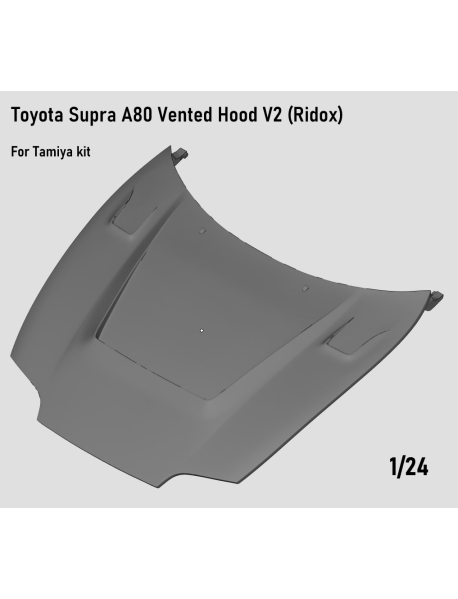 Crafty 24C009 Капот модели Toyota Supra '97 Vented Hood V2 (Tamiya)