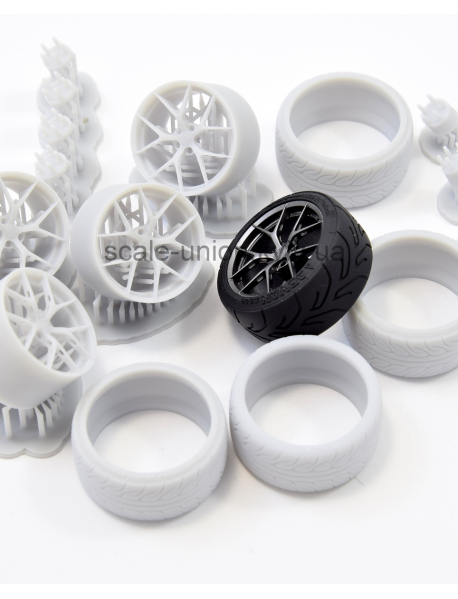 Crafty 24A208-18 Набор модельных колес BBS FI-R R18