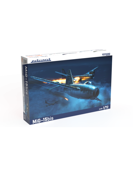 Eduard 7461 Збірна модель літака МіГ-15 біс (Weekend) Eduard 7461 Збірна модель літака МіГ-15 біс (Weekend)