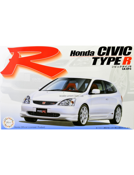 Fujimi 03539 Збірна модель автомобsля Honda Civic Type-R EP3