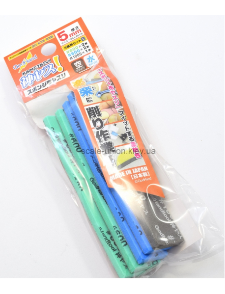 God Hand KS5-A3B Набір наждачних спонжів Sanding Sponges Set 5 мм.