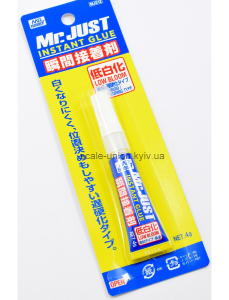 Mr.Hobby MJ212 Супер-клей Mr. Instang Glue Low Bloom 4 гр.