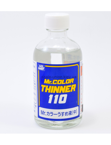 Mr.Color T102 Нітро розчинник Lacquer Thinner 110 мл.