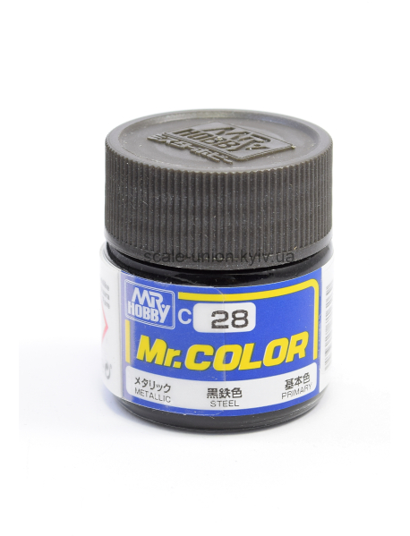 Mr.Color C028 Модельна нітро фарба Steel 10 мл.