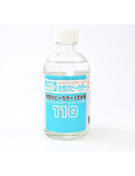 Mr.Hobby T110 Растворитель модельный акриловый Aqueous Thinner 110 мл.
