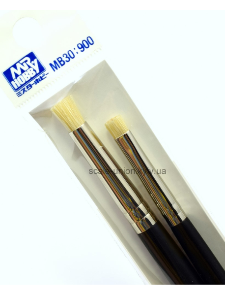 Mr.Hobby MB30 Кисти для везеринга Weathering Brush Set Hard