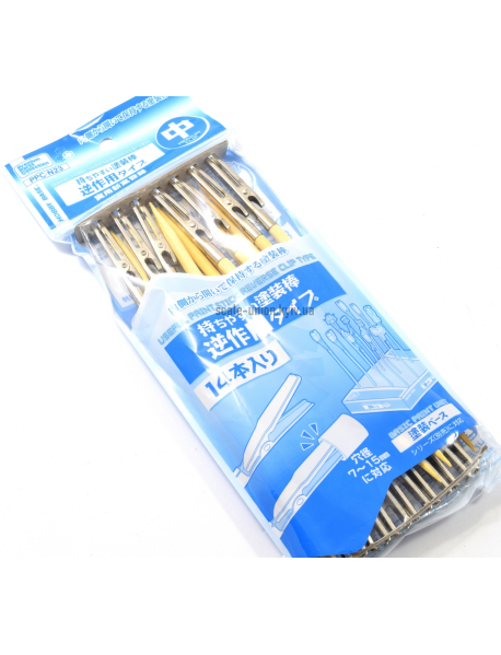 Mr.Hobby PPC-N23 Набор модельных зажимов-крокодильчиков Paint Stick Reverse Medium