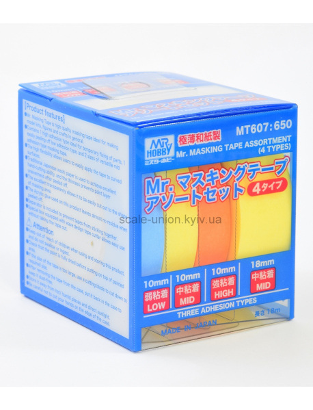 Mr.Hobby MT-607 Скотч модельний набір Masking Tape Assortment