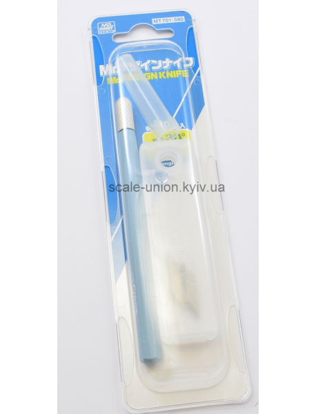 Mr.Hobby MT-701 Ніж модельний цанговий Mr.Design Knife Blue